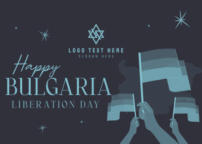 Happy Bulgaria Liberation Day Postcard Image Preview