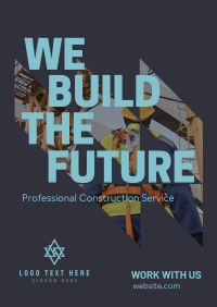 Construct the Future Poster Design