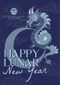 Lunar New Year Dragon Poster Image Preview