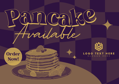 Pancake Available Postcard Image Preview