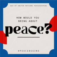 Contemporary United Nations Peacekeepers Instagram Post | BrandCrowd ...