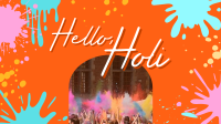 Holi Color Festival Animation Image Preview