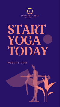 Start Yoga Now YouTube short Image Preview