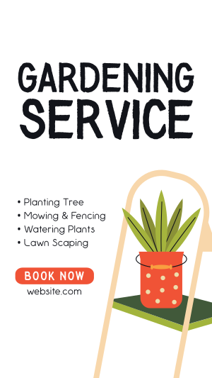 Gardening Service Offer Instagram story Image Preview