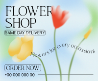 Flower Shop Delivery Facebook Post Image Preview