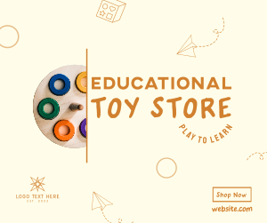 Educational Toy Store Facebook post Image Preview