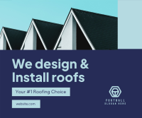 Roof Builder Facebook Post Design
