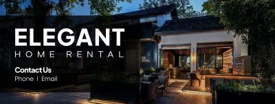 Elegant Home Rental Facebook cover Image Preview