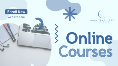 Online Education Courses Facebook event cover Image Preview