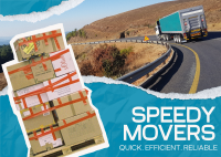 Speedy Movers Postcard Image Preview