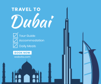 Dubai Travel Package Facebook post Image Preview