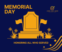 Memorial Day Tombstone Facebook post Image Preview