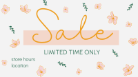 Pattern Of Flowers Facebook event cover Image Preview