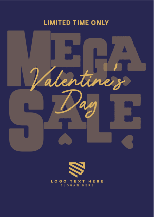 Valentine's Mega Sale Flyer Image Preview