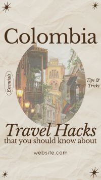 Modern Nostalgia Colombia Travel Hacks Instagram reel Image Preview