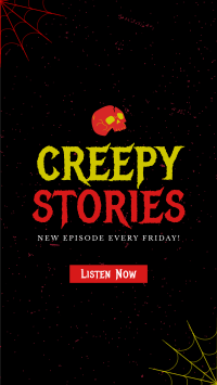 Creepy Stories Instagram Story Design