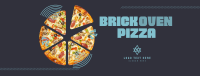 Simple Brick Oven Pizza Facebook Cover Design