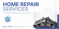 Minimal  Home Repair Service Offer Twitter post Image Preview