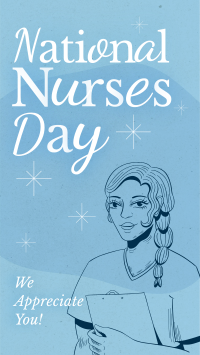 Midcentury Nurses' Day Instagram Reel Image Preview