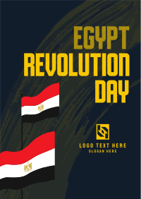 Egyptian Flag Poster Design