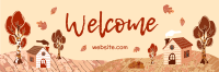 Autumn Leaves Sale Twitter header (cover) Image Preview