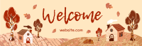 Autumn Leaves Sale Twitter Header Image Preview