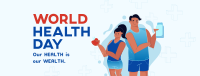 Healthy People Celebrates World Health Day Facebook cover Image Preview