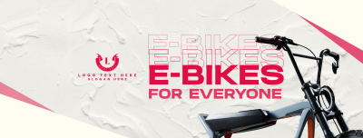 Minimalist E-bike  Facebook cover Image Preview