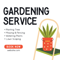 Gardening Service Offer Instagram Post Design