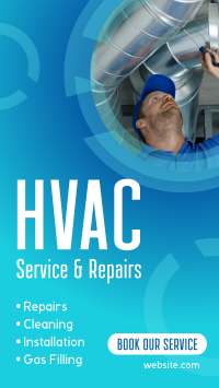 HVAC Technician Facebook Story Design
