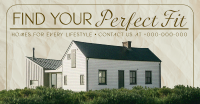 Rustic Real Estate Facebook Ad Design