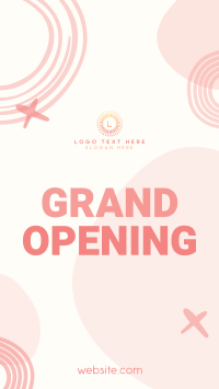 Contemporary Grand Opening Facebook story Image Preview