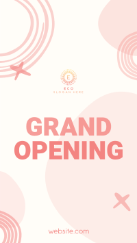 Contemporary Grand Opening Facebook story Image Preview