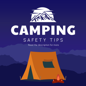 Safety Camping Instagram post Image Preview