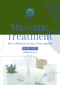 Relaxing Massage Poster Design
