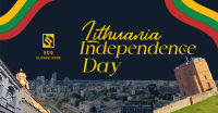 Rustic Lithuanian Independence Day Facebook ad Image Preview