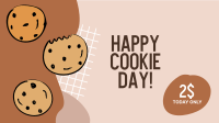 Cute Cookie Day  Facebook Event Cover Design