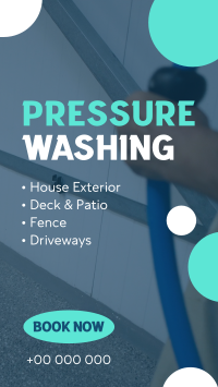 Pressure Wash Service Instagram story Image Preview