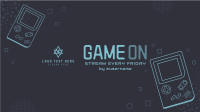 Neon Game Stream YouTube Banner Image Preview