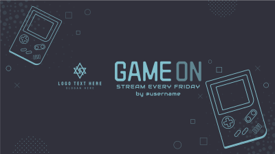 Neon Game Stream YouTube Banner Image Preview