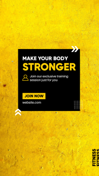 Make Your Body Stronger Facebook story Image Preview