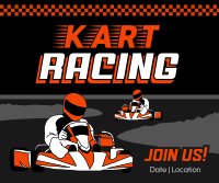 Go Kart Racing Facebook Post Design