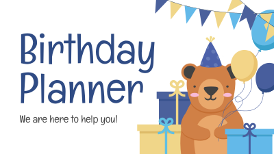 Birthday Planner Facebook event cover Image Preview