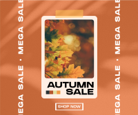 Picture Autumn Sale Facebook Post Design