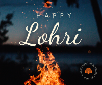 Lohri Fire Facebook post Image Preview