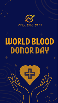 Handy Blood Donation Instagram Story Design
