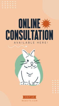 Online Consult for Pets Instagram Story Design