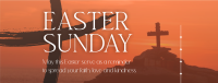 Easter Holy Cross Reminder Facebook Cover Design