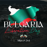Bulgaria Liberation Day Instagram Post Design