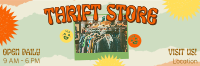 Thrift Shop Kitsch Twitter Header Design